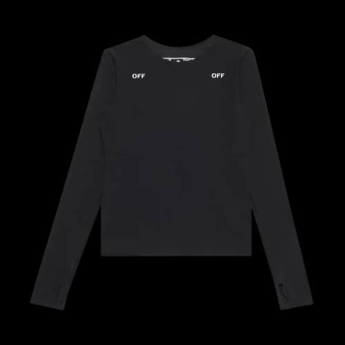 Off-White Athl Reflect Arrow Long-Sleeve T-Shirt 'Black/Silver'