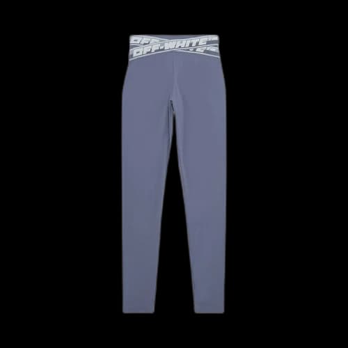 Off-White Athletic Logo Band Leggings 'Medium Grey'