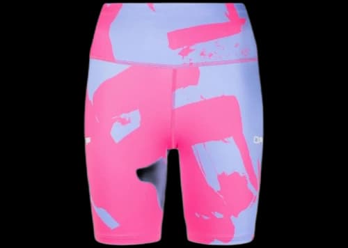 OFF-WHITE Printed Compression Cycling Shorts Pink/Purple