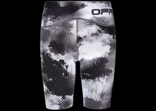 OFF-WHITE Active Tie-Dye Print Cycling Shorts Black/White/Grey