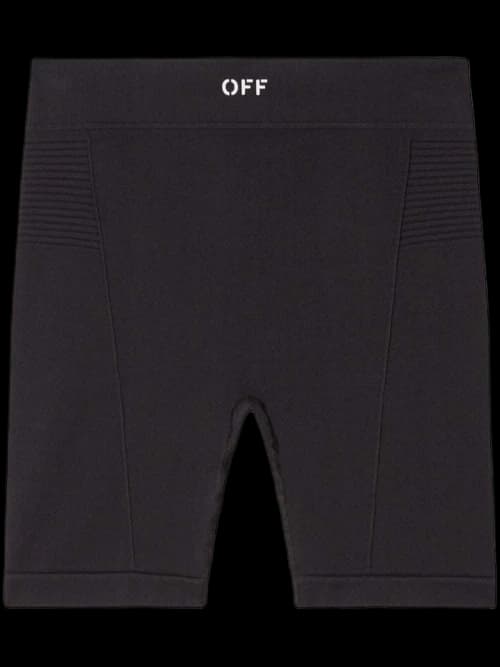 OFF-WHITE Off-Stamp Shorts Black