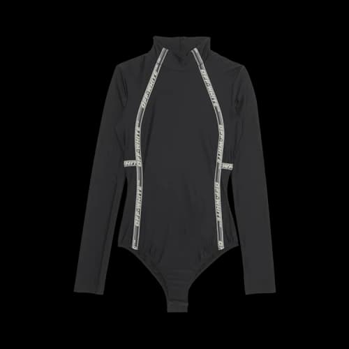 Off-White Athletic Logo Piping Shiny Body 'Black'