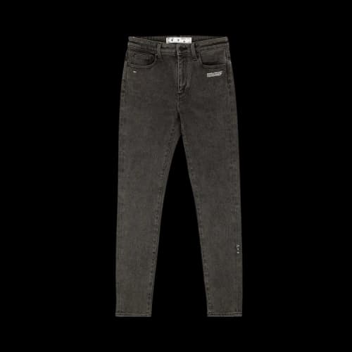 Off-White Denim Skinny Jeans 'Dark Grey'