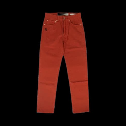 Off-White Diag Baggy Denim 'Orange'