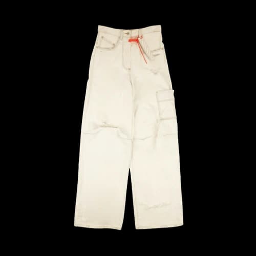 Off-White Wide Leg Jeans 'White'