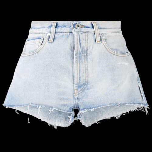 Off-White Light Denim Shorts 'Blue'