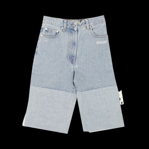 Off-White Two Tone 5 Pocket Shorts 'Blue'