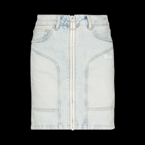 Off-White Bleach Pocket Details Skirt 'Blue'