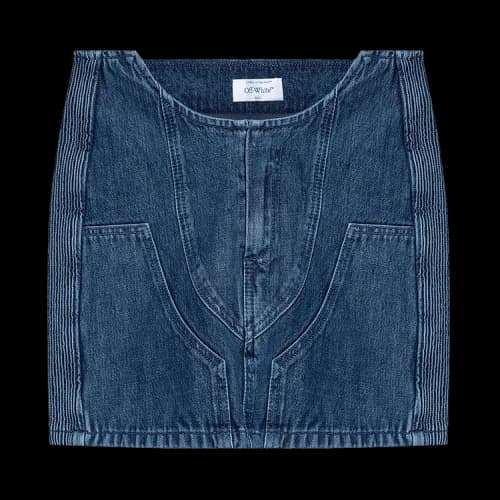 Off-White Motorcycle Mini Skirt 'Blue'