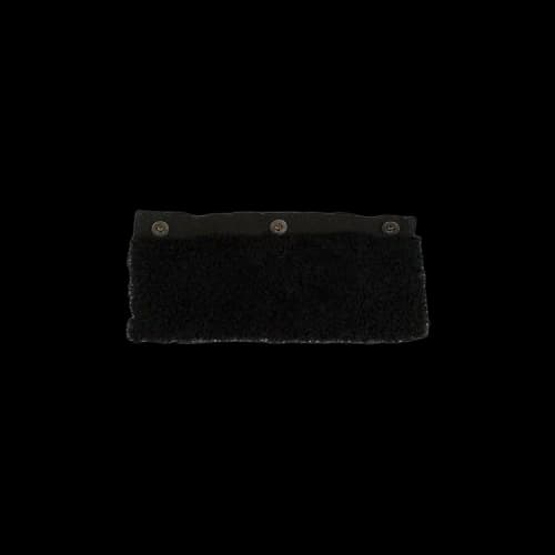 Off-White Fur Handle Cover Top Handle Bag 'Black'