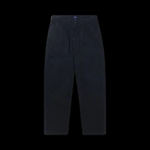 Noah Pleated Fatigue Pants 'Black'