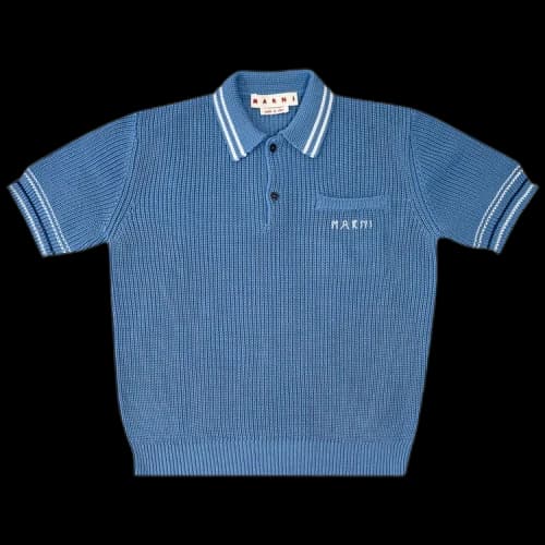 Marni Polo Neck Shirt 'Blue'