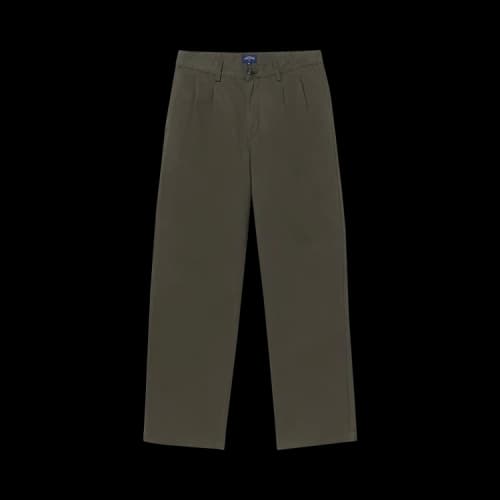 Noah Double Pleated Pants 'Olivewood'