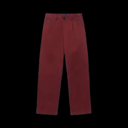 Noah Double Pleated Pants 'Wine'