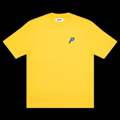 Palace Felt P T-Shirt 'Yellow'