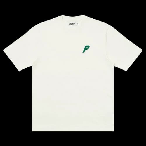 Palace Felt P T-Shirt 'White'