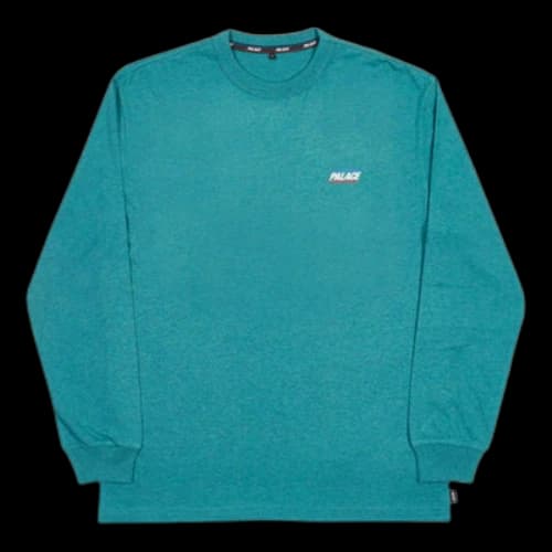 PALACE Basically A Longsleeve FW18 Forest Green Marl