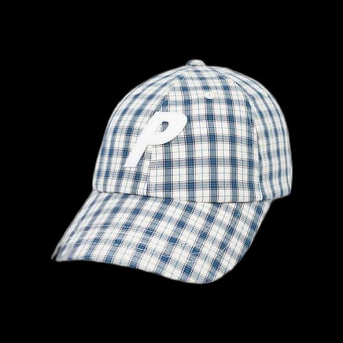 Palace Plaid P 6-Panel 'White'
