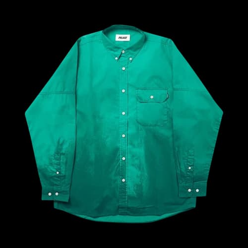 Palace Droppeth Heater Shirt 'Green'
