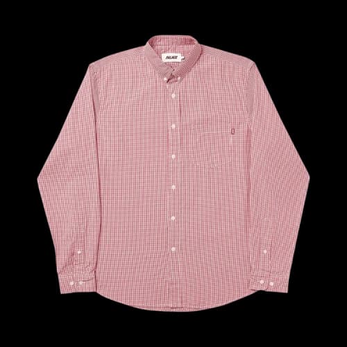 Palace Ging-Ham Shirt 'Red'