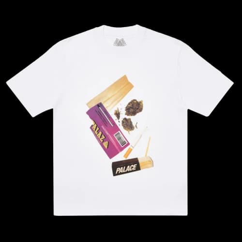 PALACE Pattern Short Sleeve Unisex White
