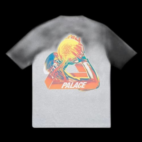 Palace Tri-Gaine T-Shirt 'Grey Marl'
