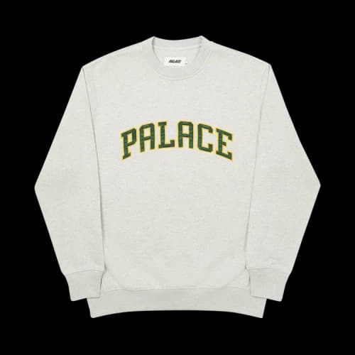 Palace Alas Crew 'Grey Marl'