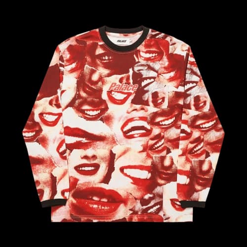 Palace John & Molly Mouf Long-Sleeve 'Red'