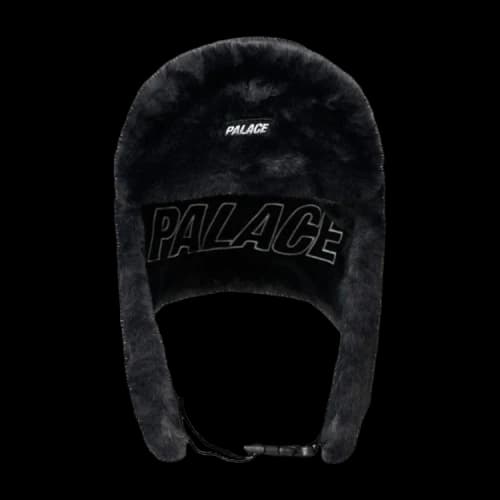 Palace P Trooper Shell Hat 'Black'
