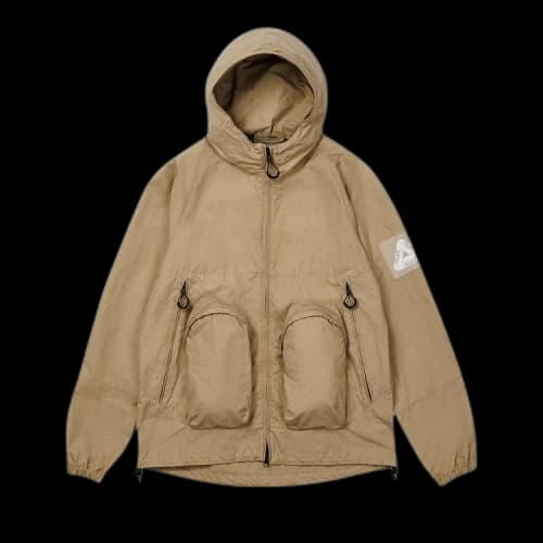 PALACE Cell Net Jacket hooded Unisex Khaki