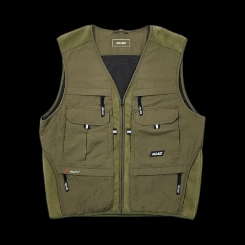 Palace Warm Mit Tech Polartec Vest 'White'