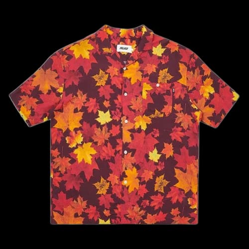 Palace Leaf Man Alone Shirt 'Brown'