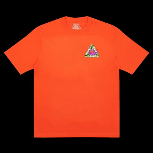 PALACE Tri-Zooted Shakka Round Neck Short Sleeve Unisex Orange