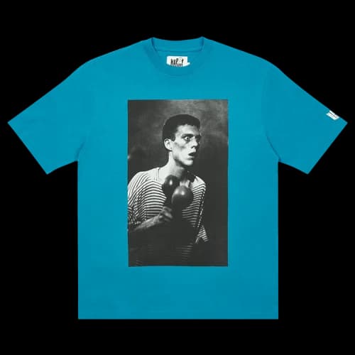 PALACE Portrait Short Sleeve Round Neck Unisex Blue