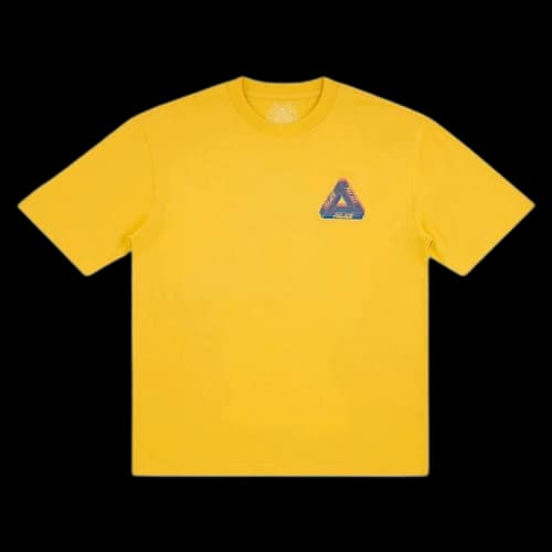 Palace Tri-Ferg Colour Blur T-Shirt 'Pale Yellow'