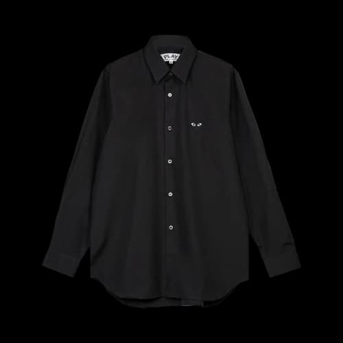 Comme des Garçons PLAY Small Heart Long-Sleeve Shirt 'Black'