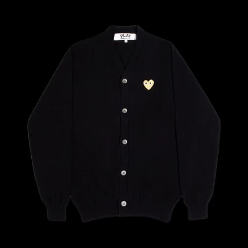 Comme des Garçons PLAY Heart Logo Cardigan 'Black'