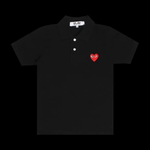 Comme des Garçons PLAY Polo Shirt 'Black'