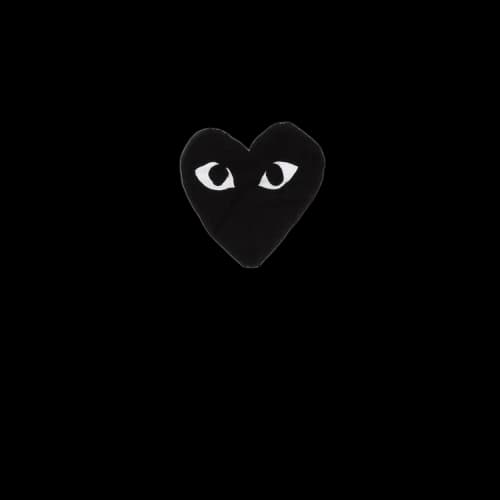 Comme des Garçons PLAY Logo Print T-Shirt 'White/Black'
