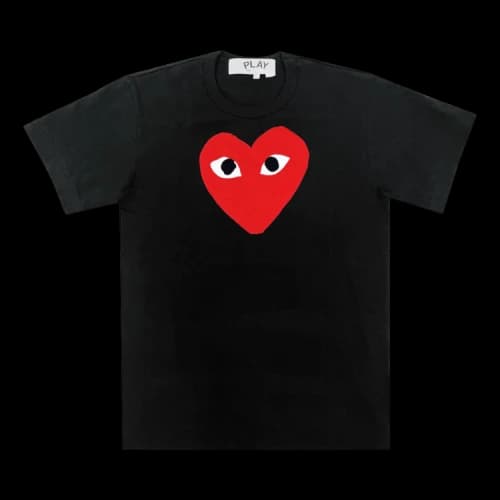 Comme des Gar�ons PLAY Red Heart T-Shirt 'Black'