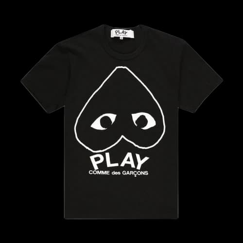 Comme des Garçons PLAY Heart Outline Shirt 'Black'