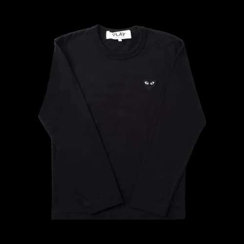 Comme des Garçons PLAY Heart Logo Long-Sleeve T-Shirt 'Black'