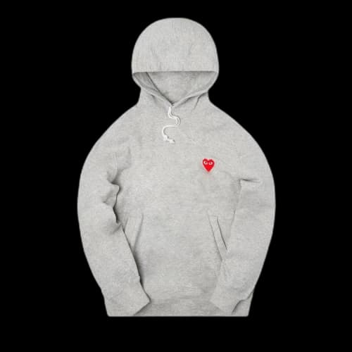 Comme des Garçons PLAY Hooded Sweatshirt 'Grey'
