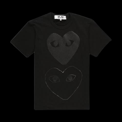 Comme des Garçons Short-Sleeve Play T-Shirt With Black Heart And Play Logo 'Black'
