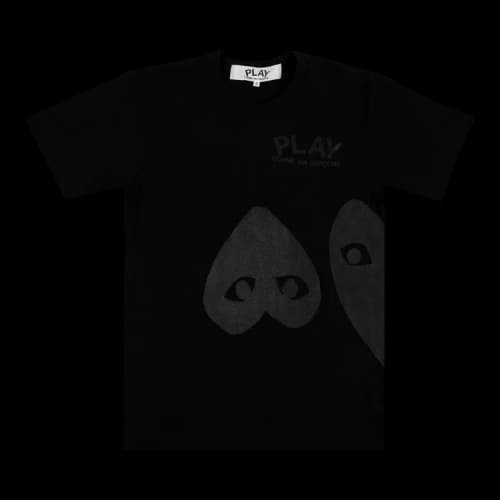 Comme des Garçons PLAY Inverted Heart Logo Short-Sleeve T-Shirt 'Black'
