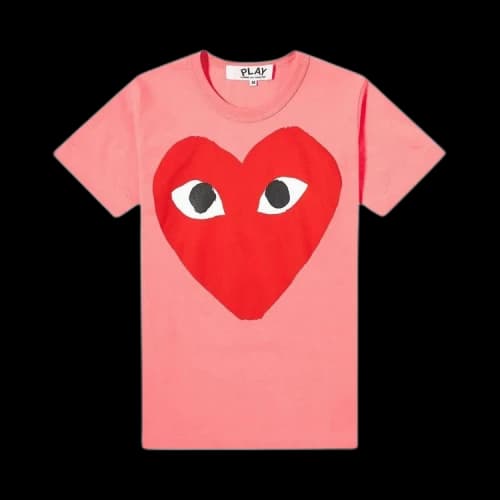 Comme des Garçons PLAY Big Heart Tee 'Pink'