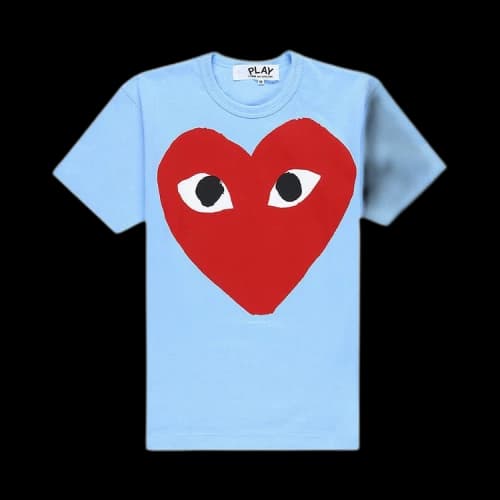 Comme des Garçons PLAY Big Heart T-Shirt 'Blue'