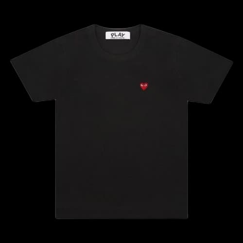 Comme des Garçons PLAY Heart Logo T-Shirt 'Black'