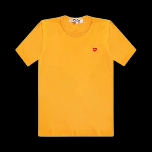 Comme des Garçons PLAY Small Heart T-Shirt 'Yellow'
