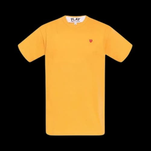 Comme des Garçons PLAY Small Heart T-Shirt 'Yellow'